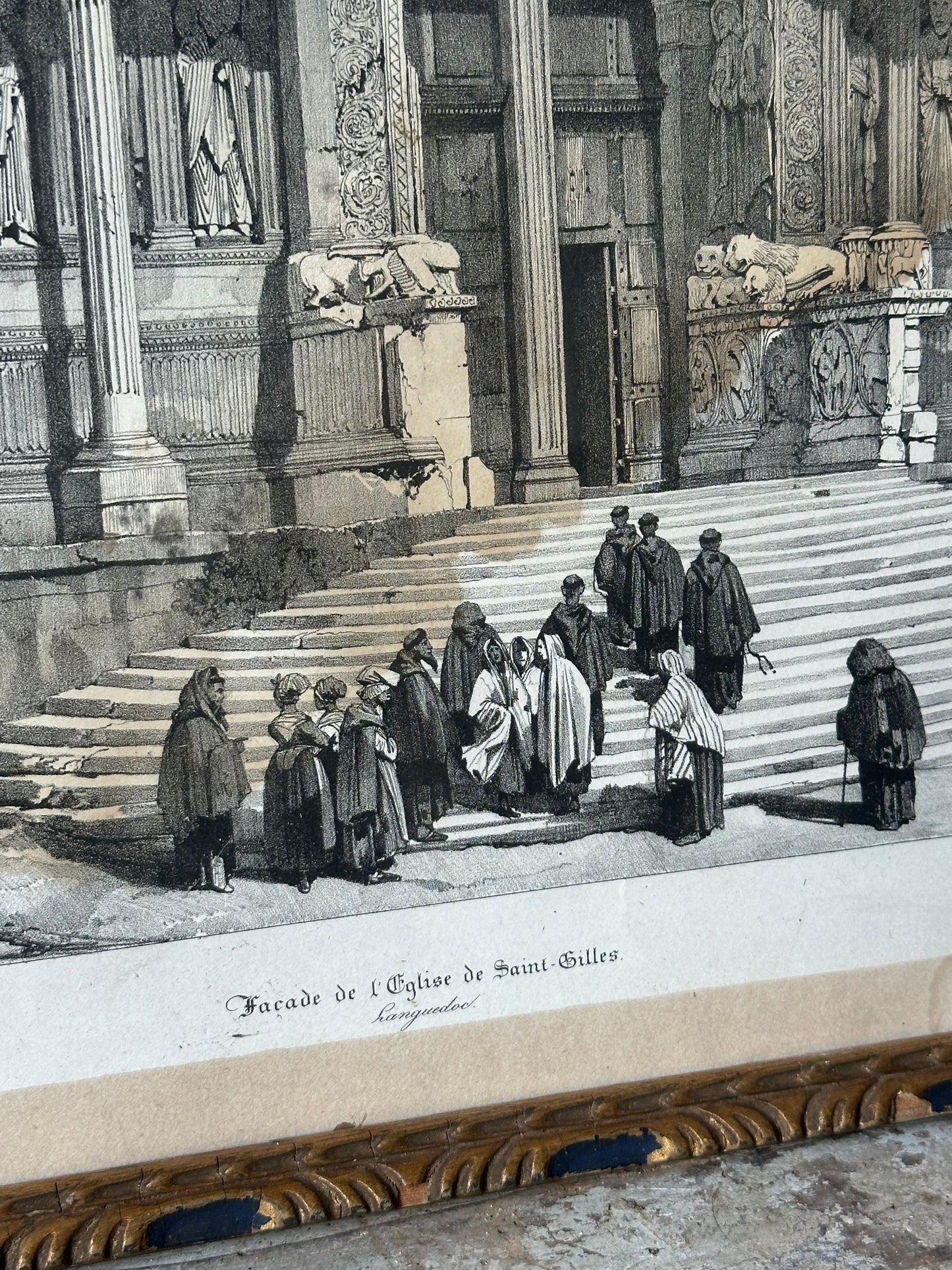 Façade de l’église de saint Gilles