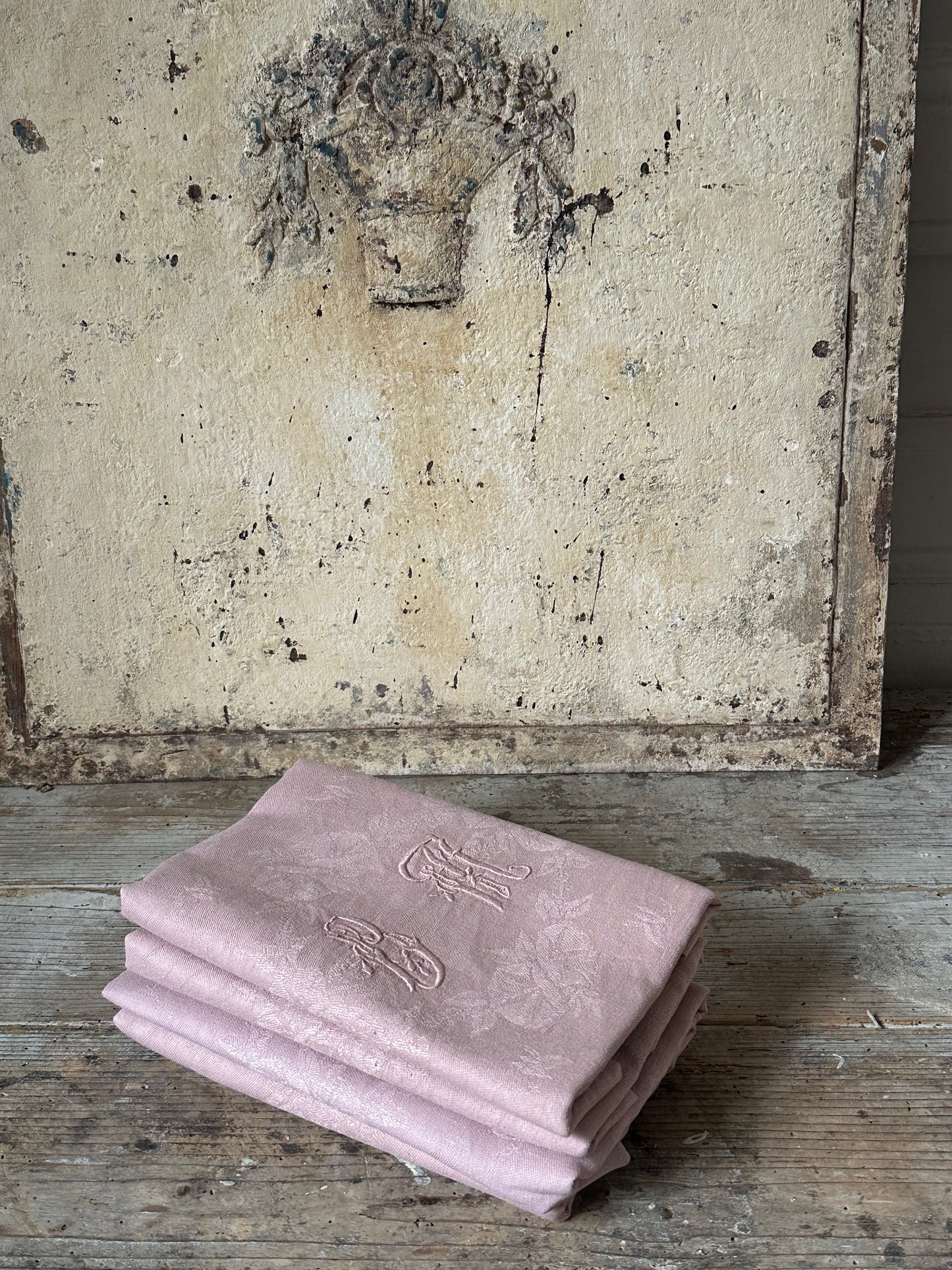 Serviettes roses