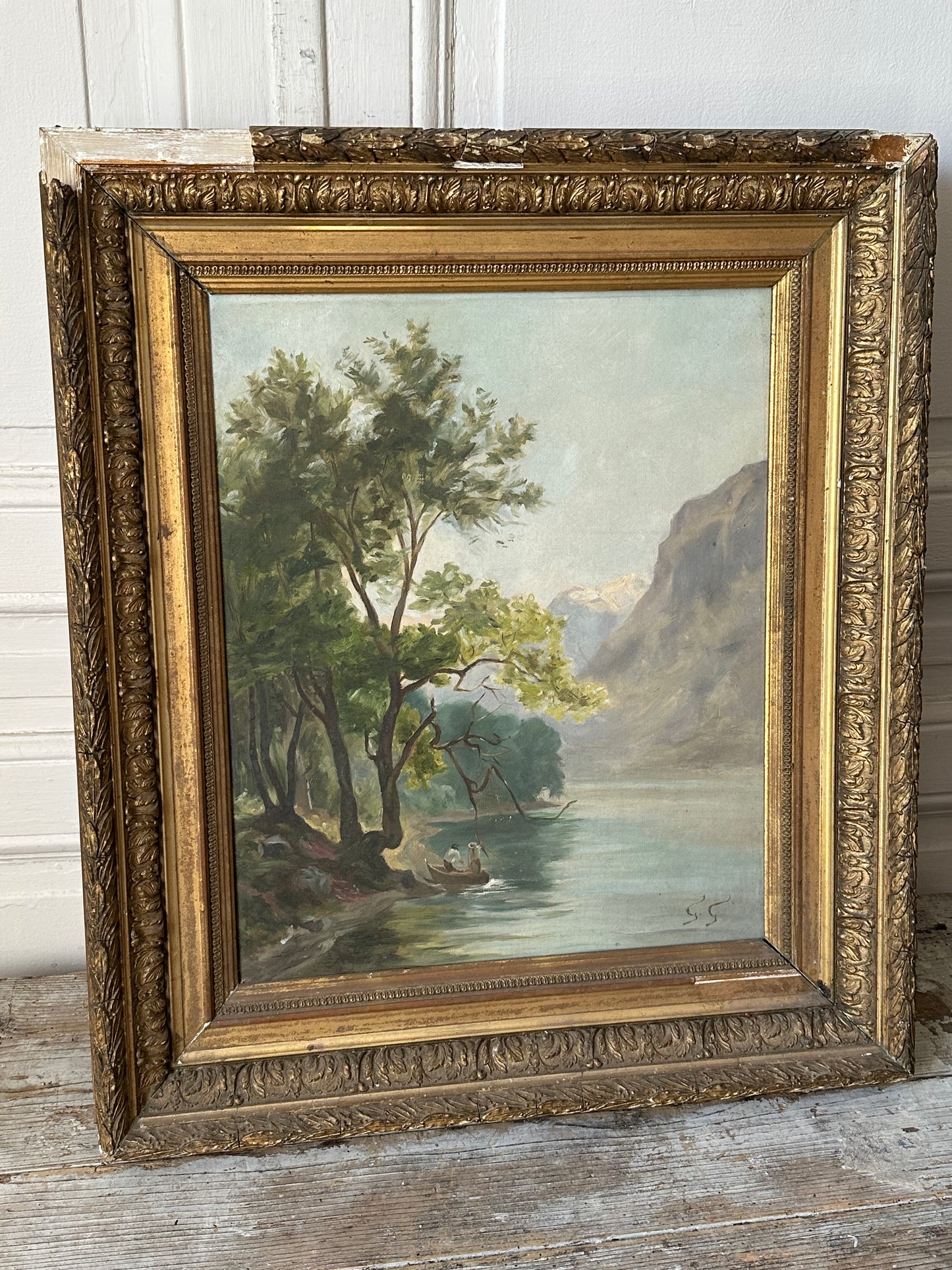 Au bord de la rivière