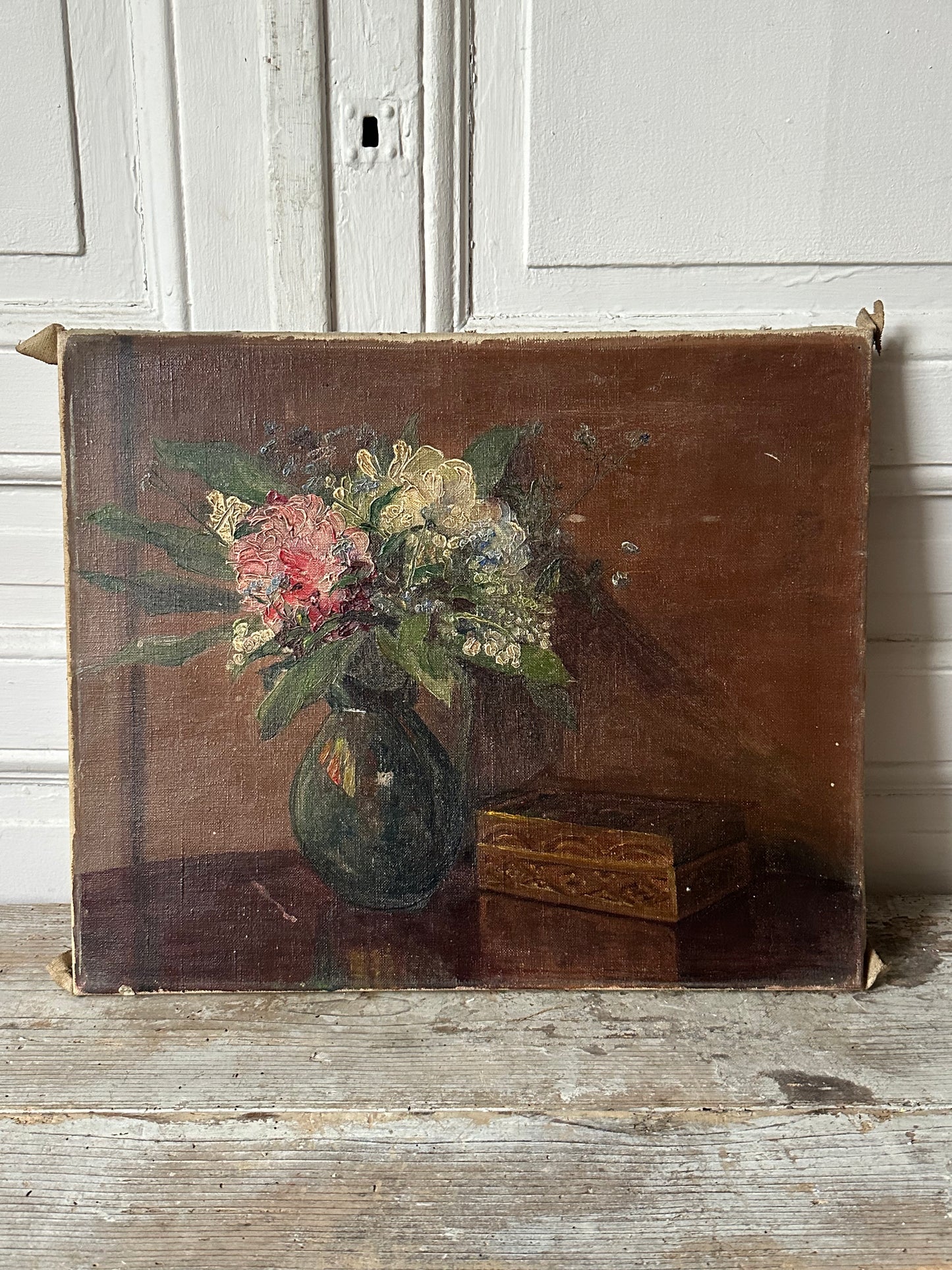 Boîte et bouquet