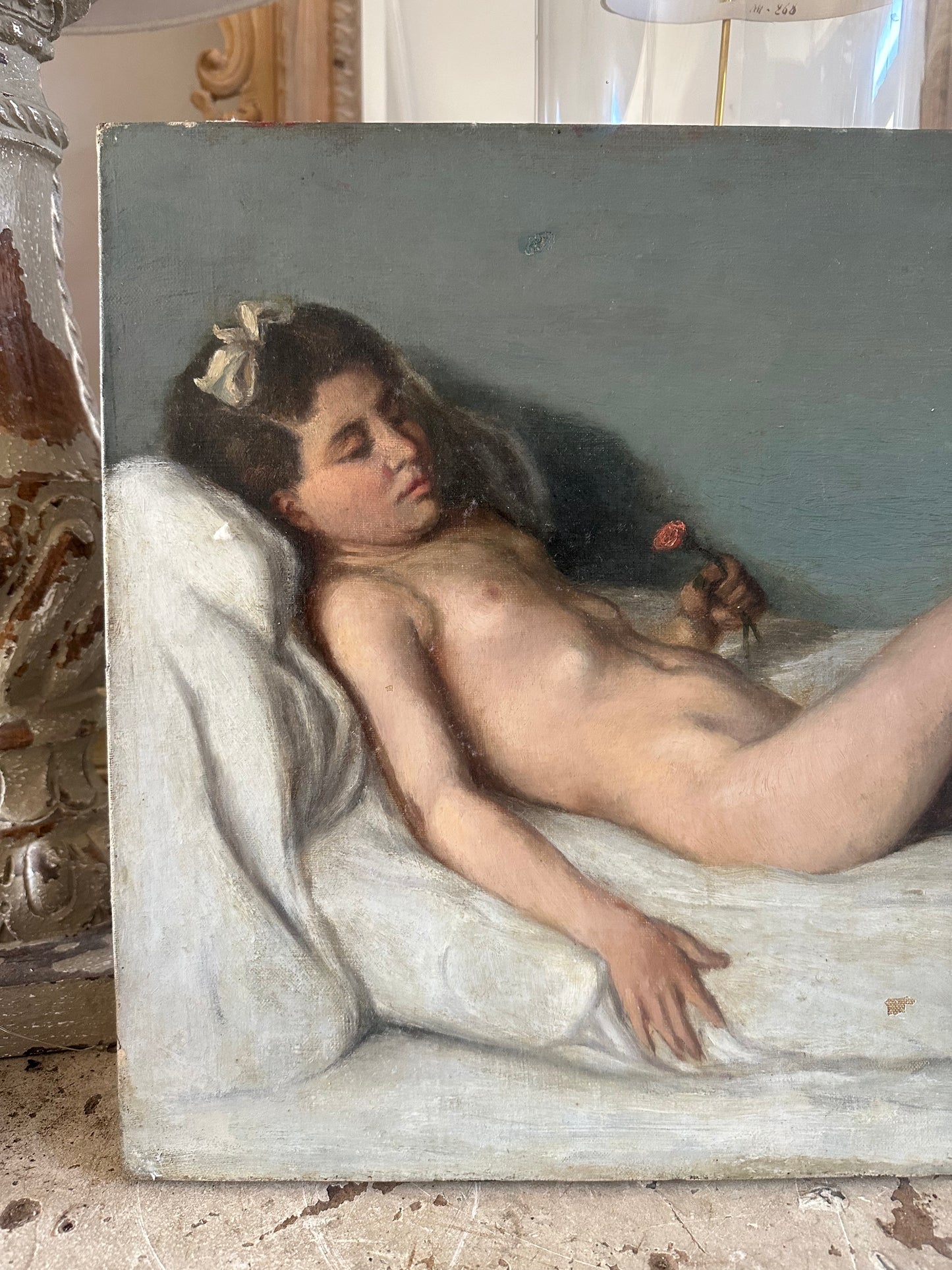 Nu à la rose