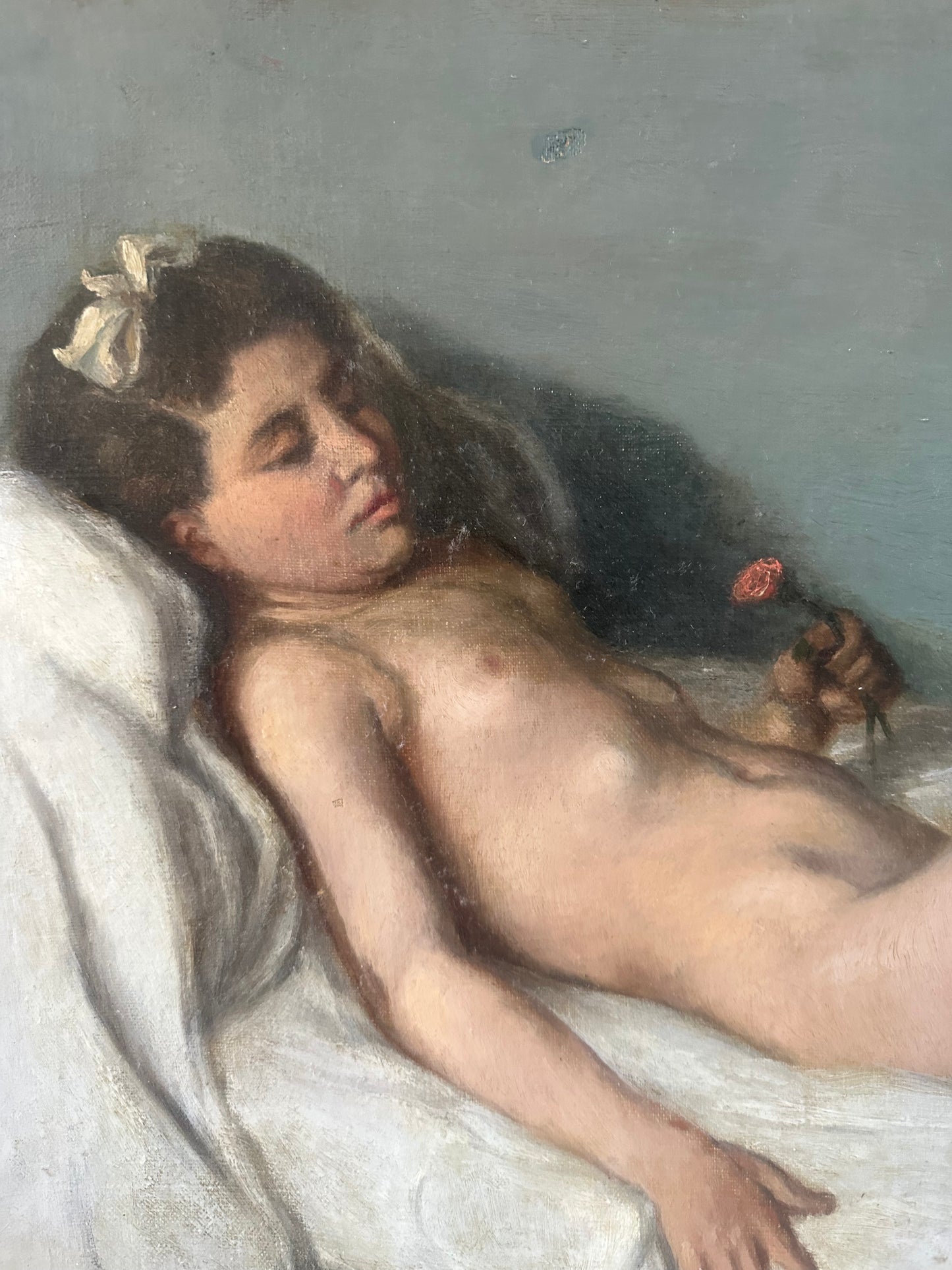 Nu à la rose