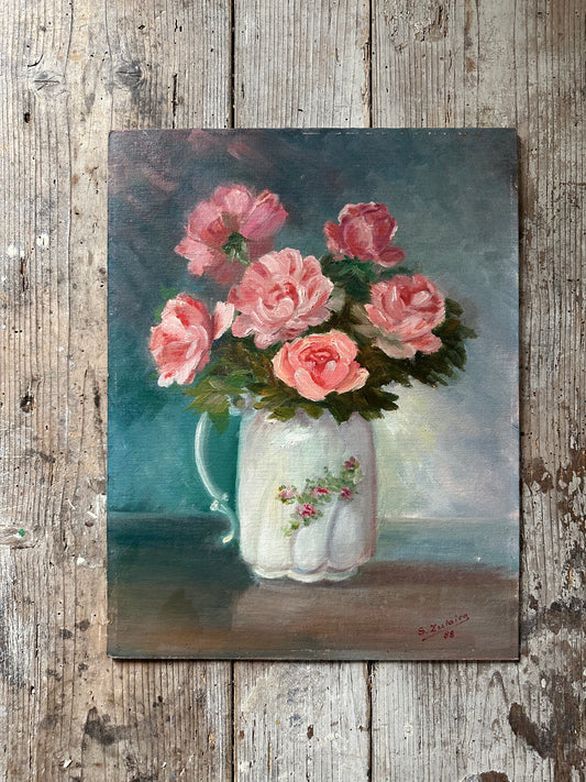 Roses et porcelaine