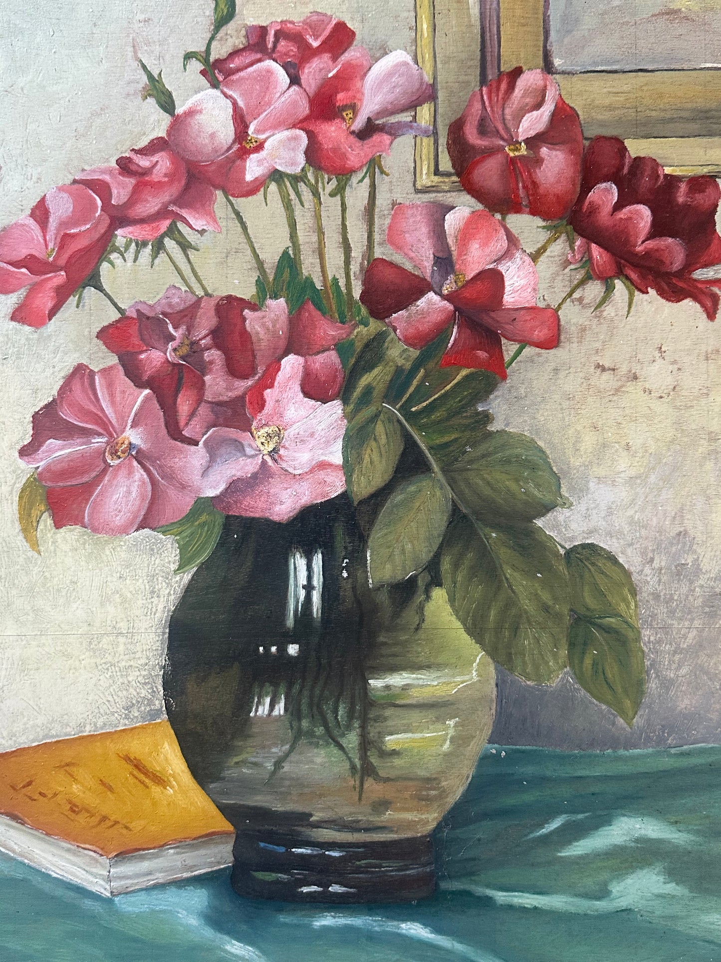 Bouquet vert et rose