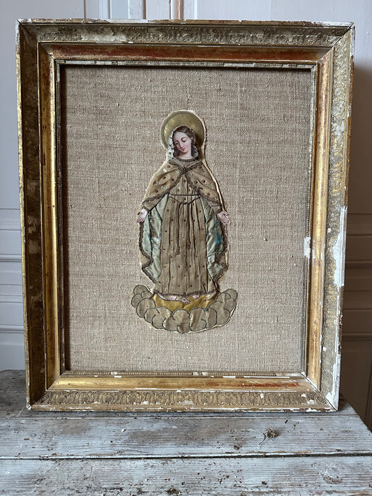Broderie XVIII eme siècle
