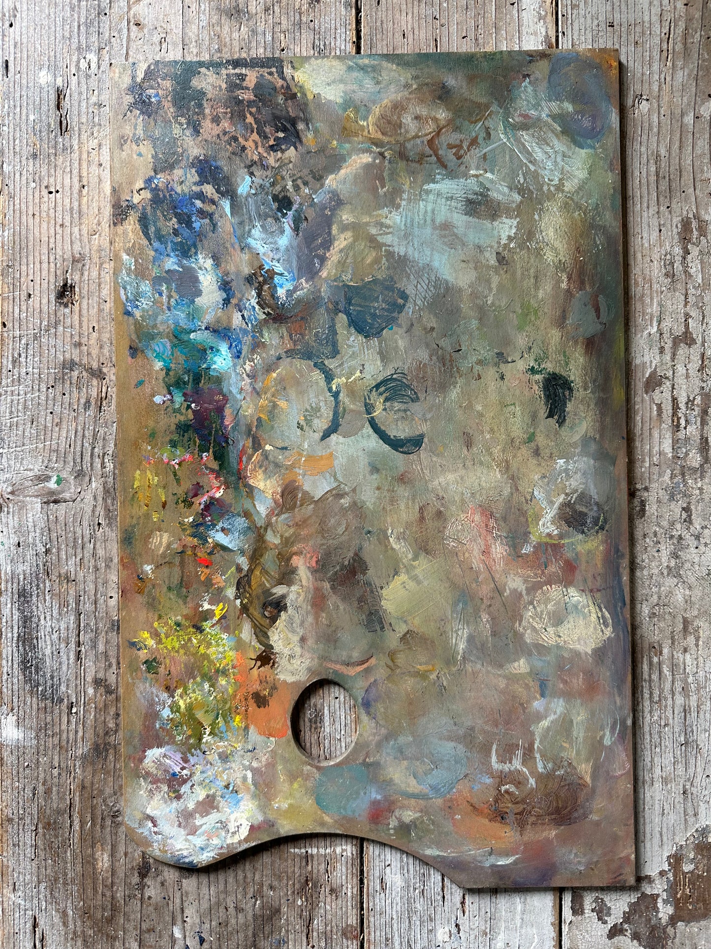 La palette du peintre