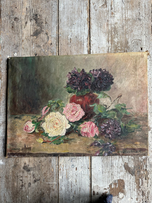 Nature morte aux roses