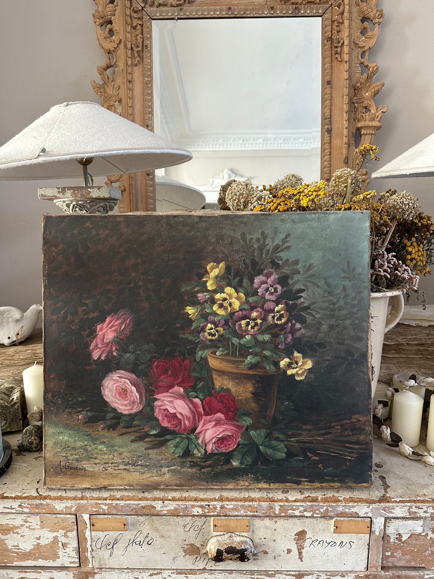 Roses et pensées