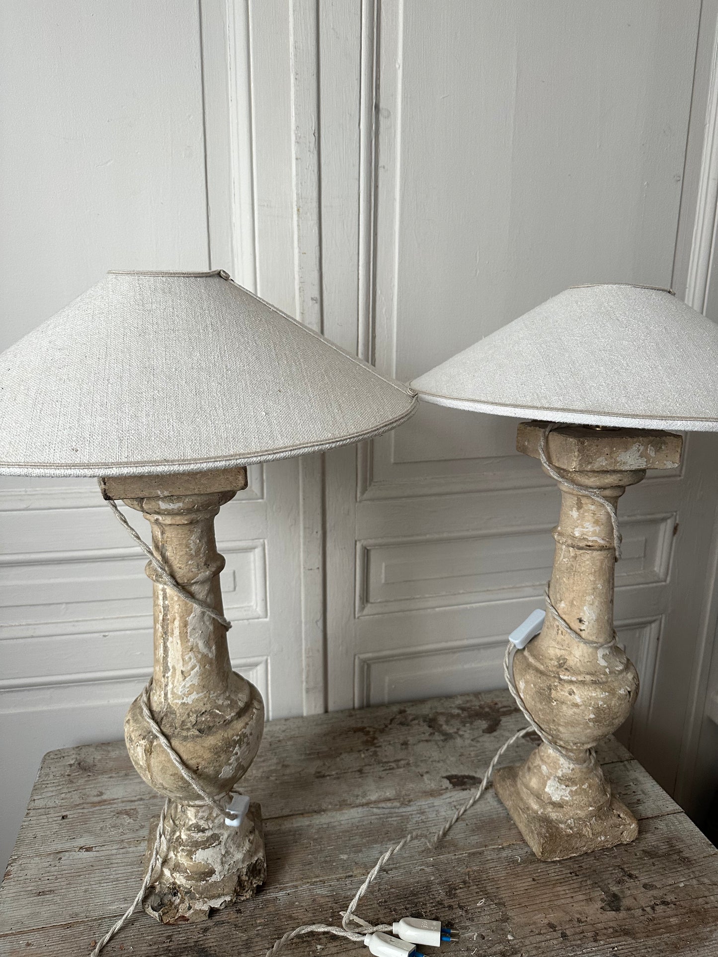 Lampes balustres