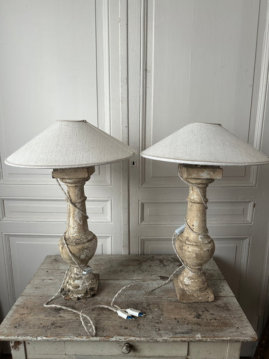 Lampes balustres